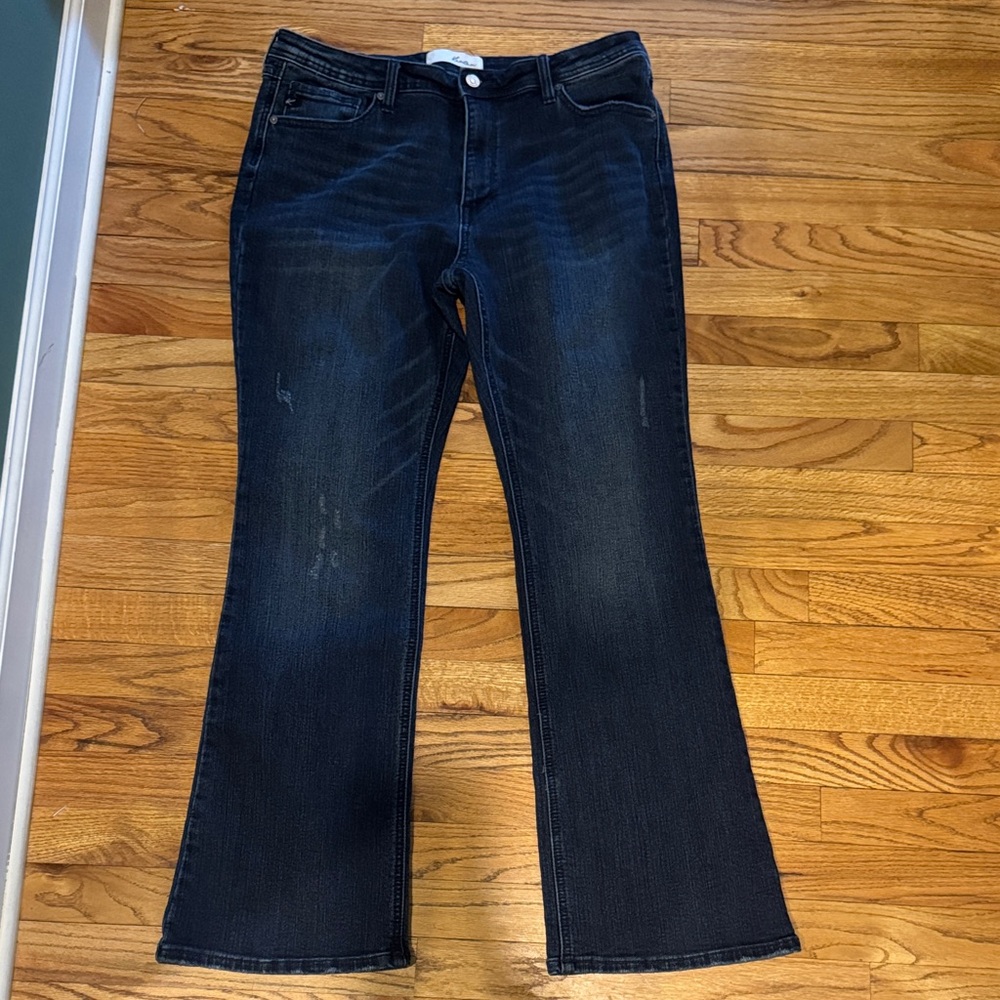 KanCan Dark Indigo “estilo” Flare Jeans size 15/31